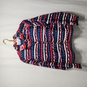 Red White & Blue Light Blazer